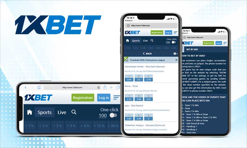 Mobile app 1xbet