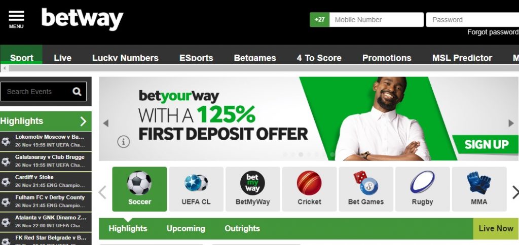 Betway site