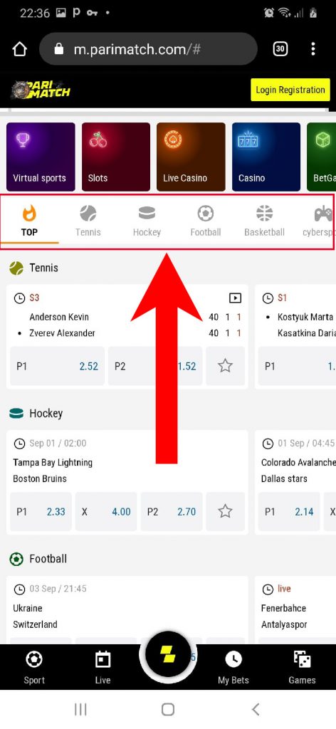 android games on parimatch